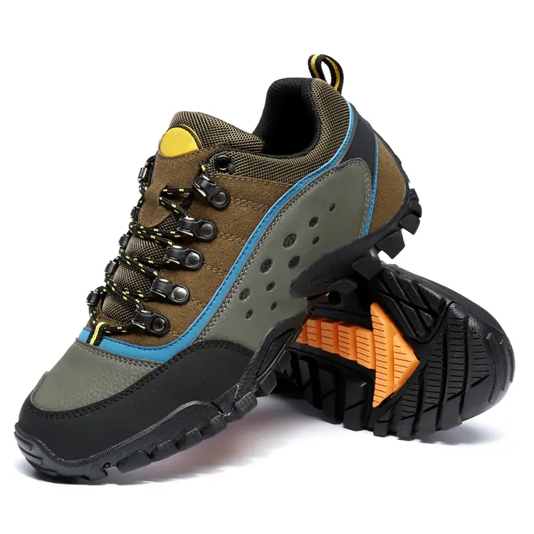 China Brand High Quality New Stylish Anti-Slip Men's Climbing Hiking Shoes
