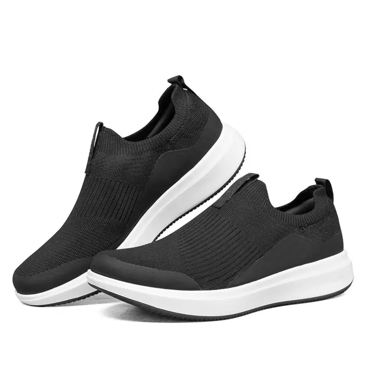 China Footwear Fashion Breathable Outdoor Zapatos Comfortable Light Weight Slip On Men's Casual Shoes