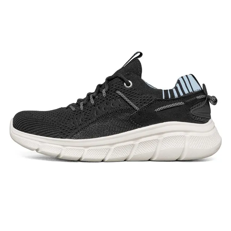 Low Price Custom Brand Soft Breathable Knit Upper Sports Shoes Men Running Trainers Sneakers